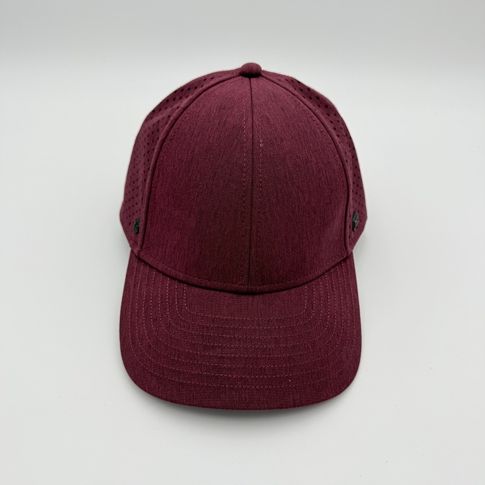 Melin A-Game Hydro Hat Mens 60cm Maroon Perforated Snapback Performance Outdoor